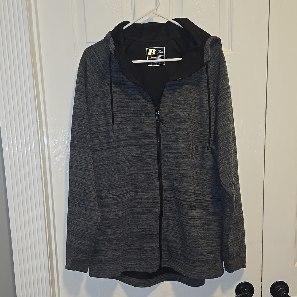 Gray Zip-Up Hoodie